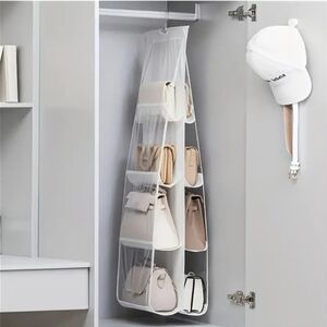 2pc-Bag Organizer 8 Grids White Color